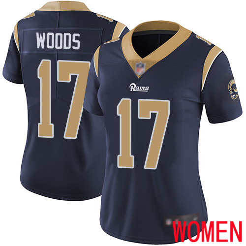 Los Angeles Rams Limited Navy Blue Women Robert Woods Home Jersey NFL Football 17 Vapor Untouchable
